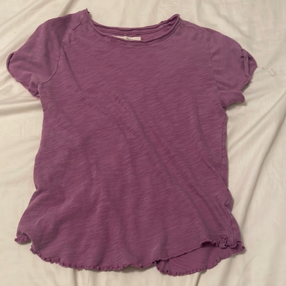 Purple we the free shirt size small never been worn